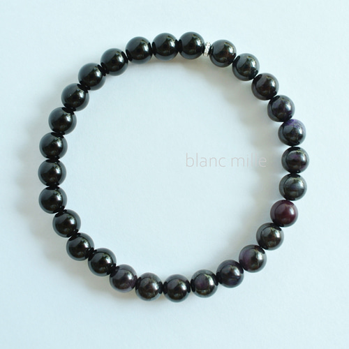 スギライト　モリオン　勾玉ブレスレット スギライトブレスレット 天然石 スギライトモリオンレディースブレスレット スギライト＆モリオン