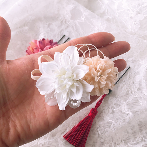 ロレッタマムの七五三髪飾り① 雑貨・その他 髪飾り 花SAKURA 通販 