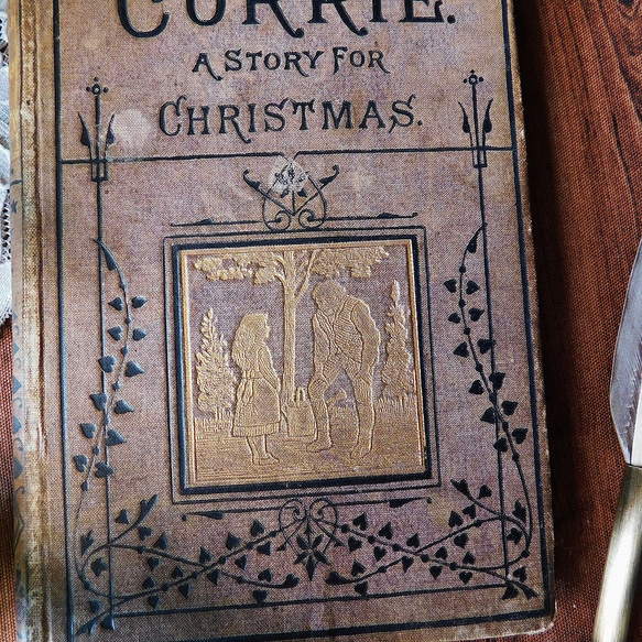 *゜+ 19世紀　洒落た英国のクリスマス物語　アンティークブック　ヴィンテージ本　洋書　古書　アンティーク　インテリア　 2枚目の画像