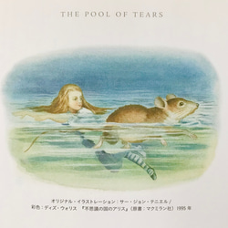 「不思議の国のアリス」【涙の池】　ピアスorイヤリング 8枚目の画像