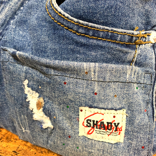 Gパンリメイクトートバッグ（ショルダーストラップ付き）一点物 トート