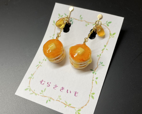 パンケーキピアス ピアス/イヤリング】パンケーキ | Pancake Earrings | Harukawa