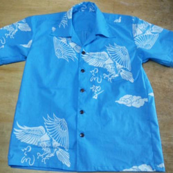 4 [Made-to-order A] Yukata remake aloha shirt 常規訂單 第1張的照片