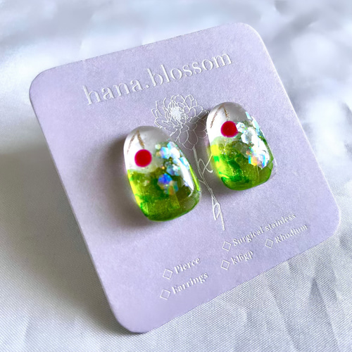 ラブリー♪ハンドメイドピアス(イヤリング)no.408 ラブリー♪ハンドメイドピアスno.187
