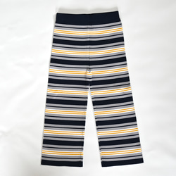 kids border pants【navy】 8枚目の画像