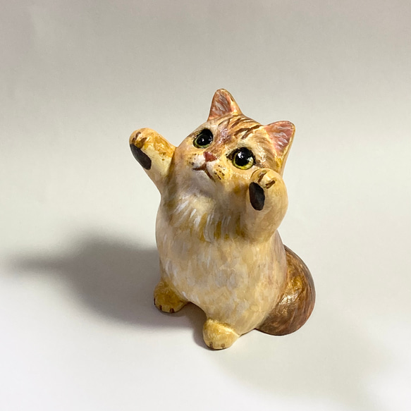 ペルシャ猫の置物 (長毛種) 15枚目の画像