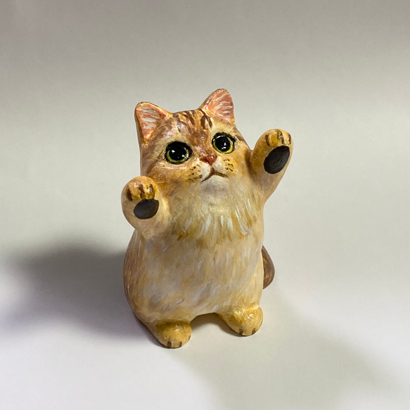 ペルシャネコ 陶器製置物 ITALY 訳あり ペルシャ猫 ねこ 置物猫