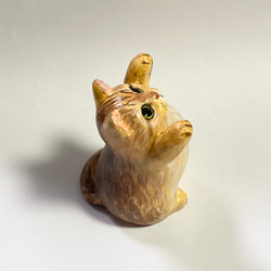 波斯貓雕像（長毛） 第7張的照片