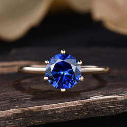 ゴールド サファイア ソリティアリング 1a79c01e59a6655a1a3983786728e1