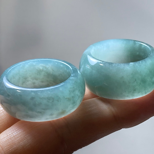 ☘本翡翠 グアテマラ翡翠 ❄️氷種❄️ リング 新品 0095