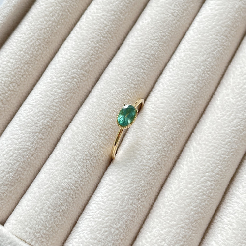 14時までの注文で即日配送 ティールアパタイト☆天然石リング／SV925