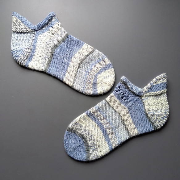 ショート丈ソックス【コットン混紡】＊洗濯機OK！ 3枚目の画像