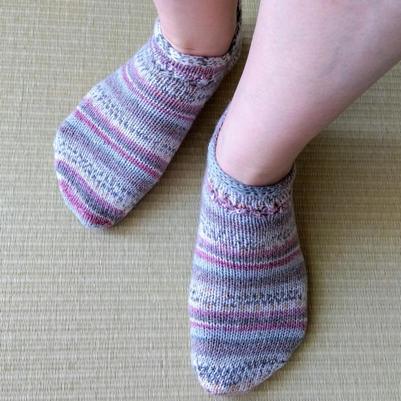 ショート丈ソックス【コットン混紡】＊洗濯機OK！ 9枚目の画像