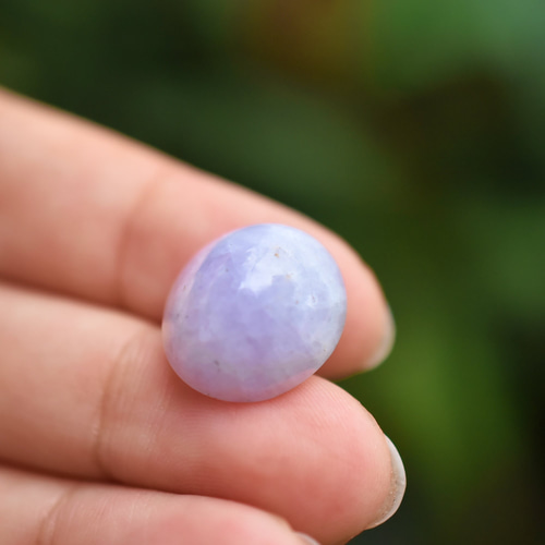 ほんのりパープル☆ラベンダー翡翠 s876 天然石 Funky garuda 天然石