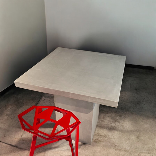 SQUARE（モルタルテーブル） ダイニングテーブル tumugu-kobo 通販