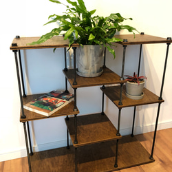 アイアン植物棚 受注製作 棚・シェルフ・ラック アイアン工房