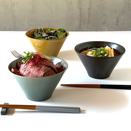 窯元ロングアイランドオリジナル どんぶり 16cm /r160 お椀・ボウル