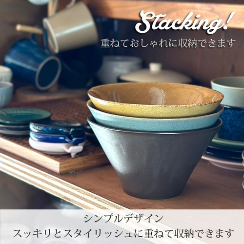 窯元ロングアイランドオリジナル どんぶり 16cm /r160 お椀・ボウル