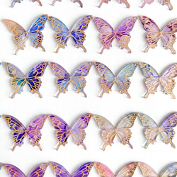 【一点もの】夢色蝶々イヤリング&ピアス 12枚目の画像