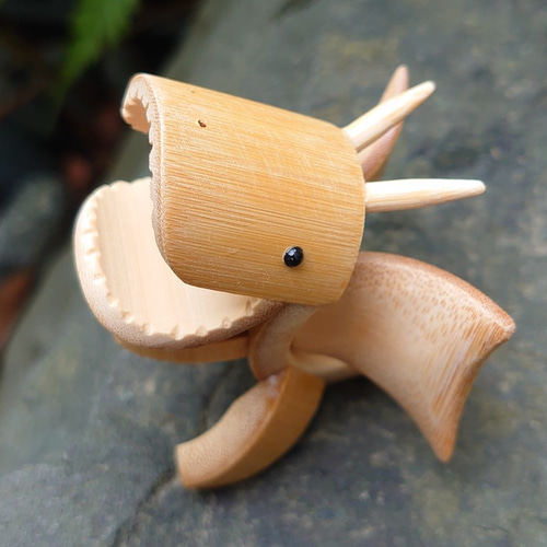 竹細工～ドラゴンの赤ちゃん 立体・オブジェ ひだまり竹工房 Creema店