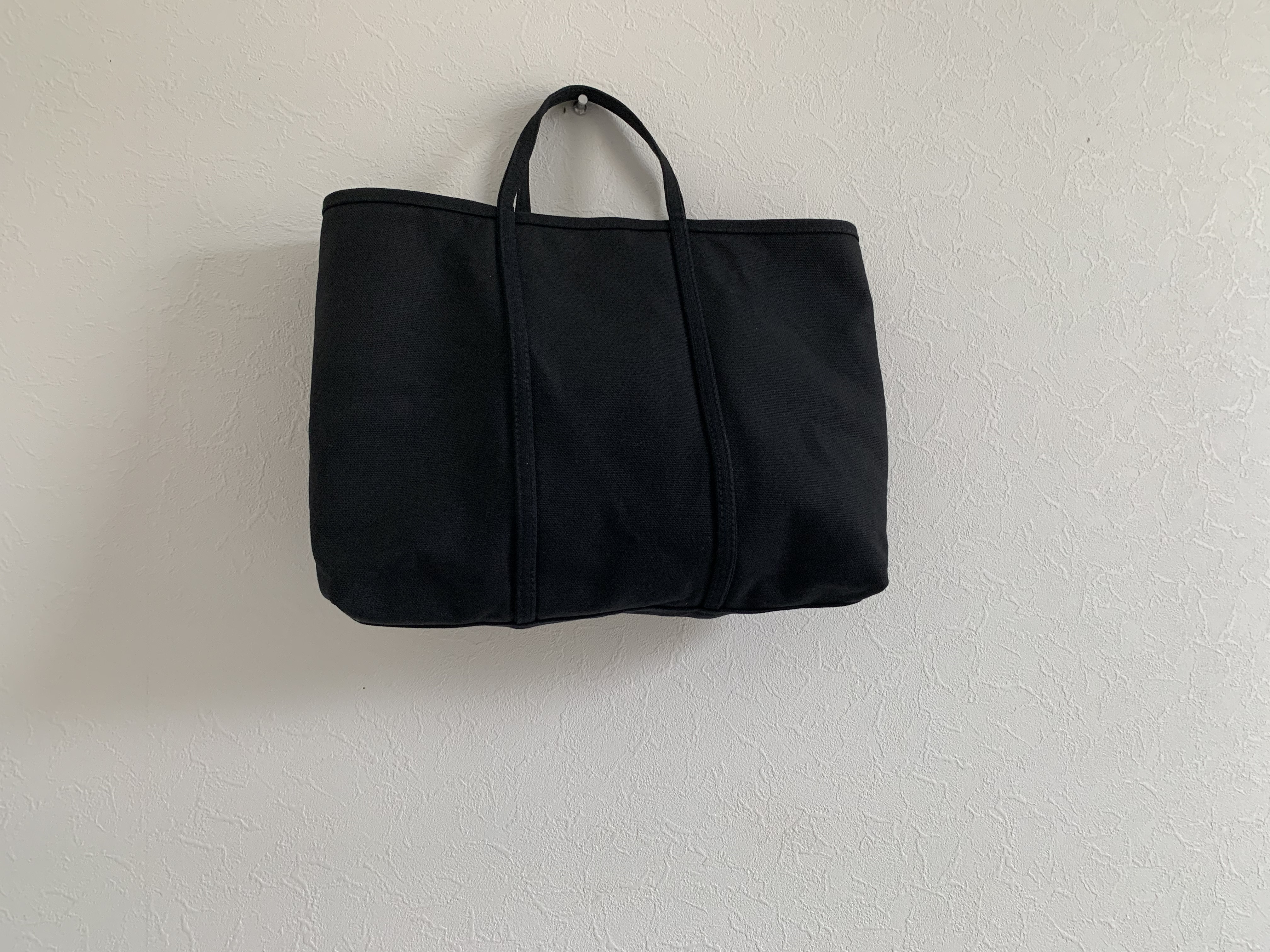 【A4対応】帆布　スリムトート( M )  黒