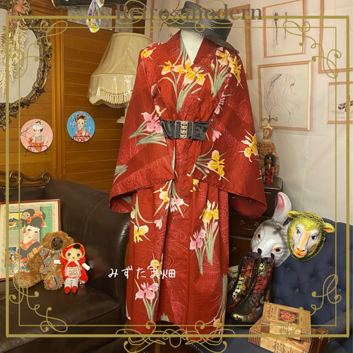 最終値下げ ディータ浴衣 ピンクお花 - メルカリ