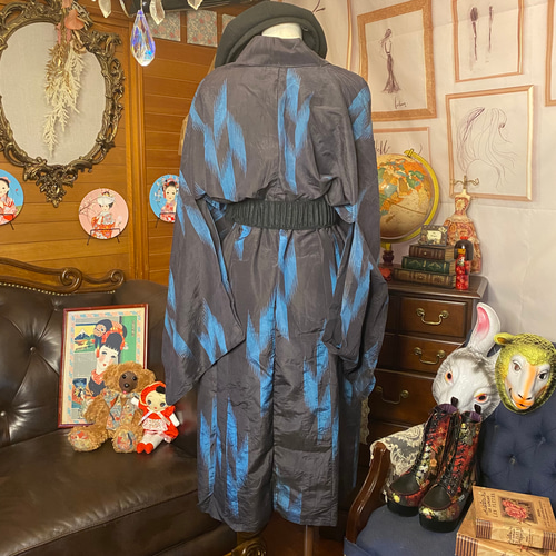 和洋折衷 レトロ 古着 単衣 銘仙 大正ロマン 着物 和