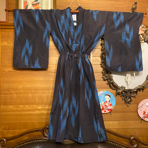 和洋折衷 レトロ 古着 単衣 銘仙 大正ロマン 着物 和