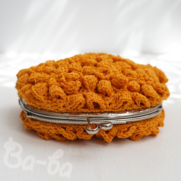 Ba-ba handmade Poppy puff knitting pouch  No.C1465 第4張的照片