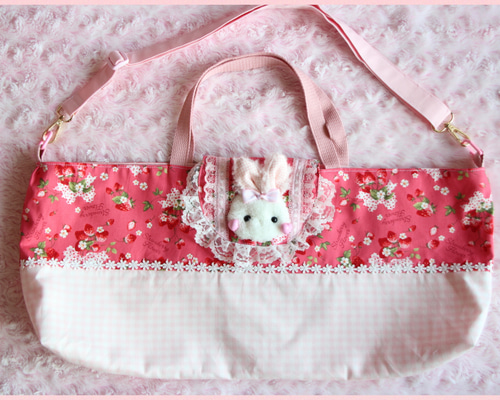 うさ♡うさ　ピアニカケース　鍵盤ハーモニカバッグ 3fae3606685b344eec439525cb1e0b