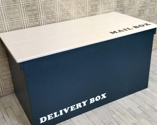 65《宅配BOX》木製 収納 ボックス ポスト デリバリーりんご箱 インテリア 65《宅配BOX》木製 収納 ボックス ポスト デリバリーりんご箱