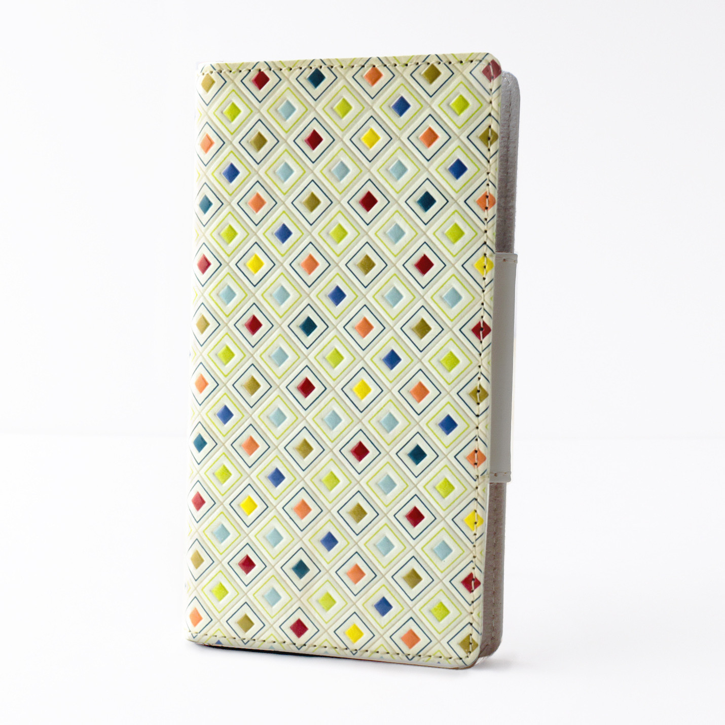 『ワケありな逸品』浅草文庫　スマホケース　いろあそび柄萌黄（手帳型、吸盤式、多機種対応）【470906】