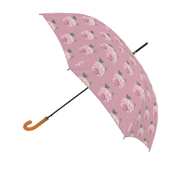 【受注生産】雨傘　ピンクの薔薇　梅雨対策2023 7枚目の画像