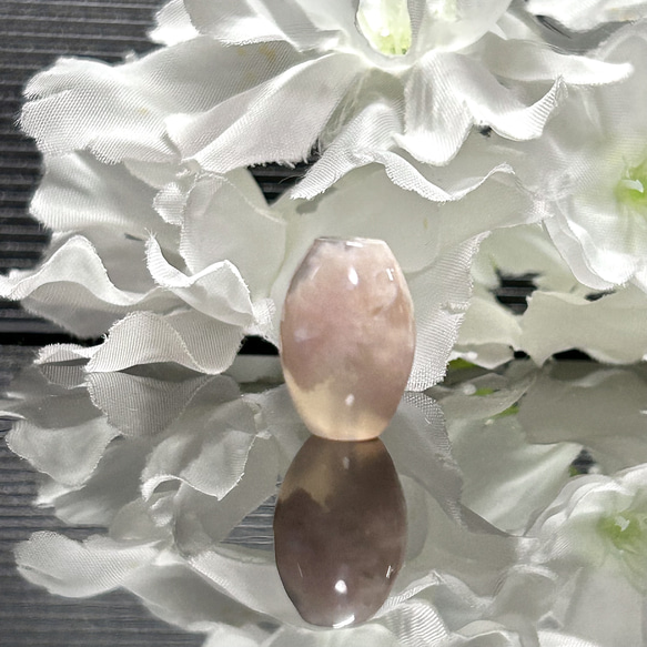 高品質 桜瑪瑙（さくらめのう） 天珠　１個 【再販 13】 高品質天然石　 4枚目の画像