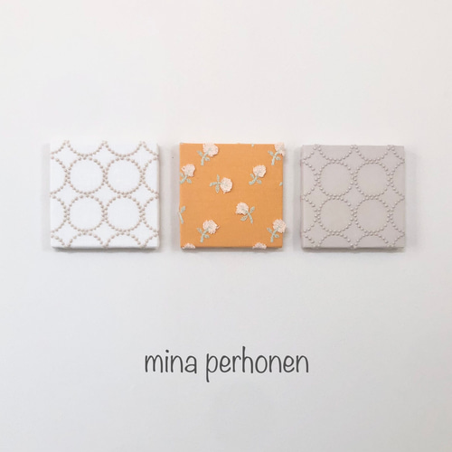 mina perhonen ミナペルホネン ファブリックパネル 3点セット ...