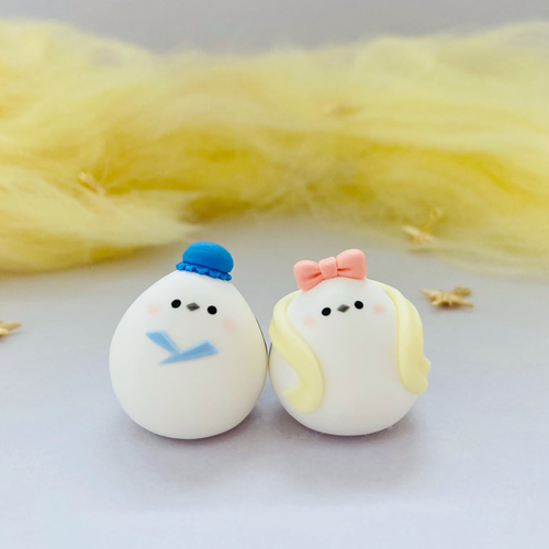 受注生産】七夕シマエナガ 2体セット その他置物 つぶ屋 通販 16069881