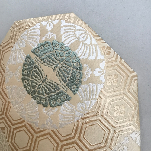 結婚式バッグ 数寄屋袋 帛紗 リサイクル正絹袋帯 有職文様