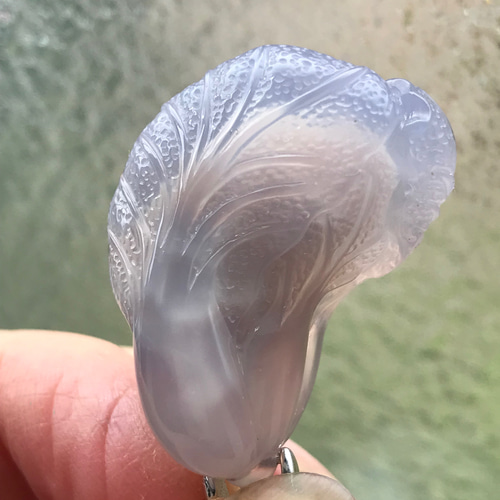 ゴビ石−1126 ゴビ瑪瑙 彫刻 白菜 その他置物 KIKI 通販｜Creema 