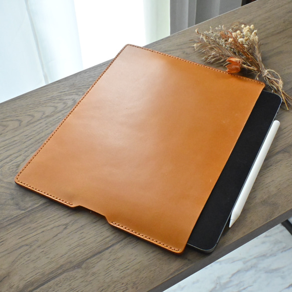 BRUNELLO CUCINELLI ダークブラウン レザー iPadケース Brunello Cucinelli Brown Leather Zip Around iPad Case
