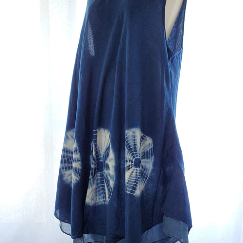 イベント期間 割引中!! 藍染 藍染服 天然藍染 手染め 2重