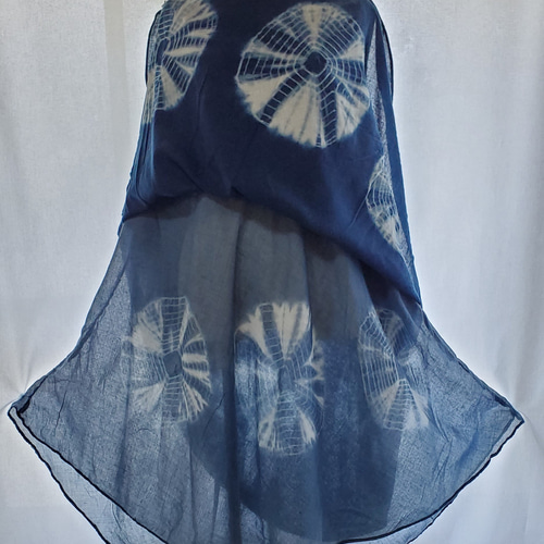 イベント期間 割引中!! 藍染 藍染服 天然藍染 手染め 2重