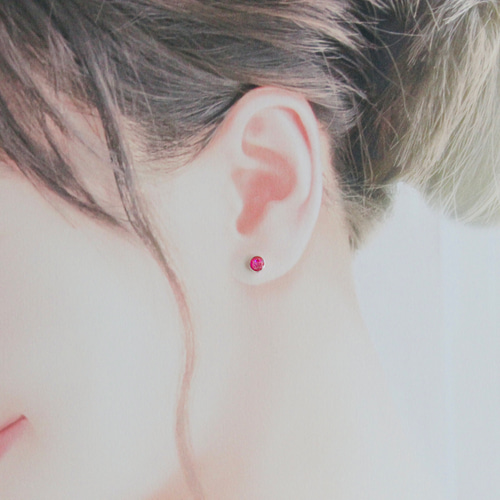 ワンコイン ♡送料無料♡カラフルミニ×シルバー 樹脂ポスト レジン  