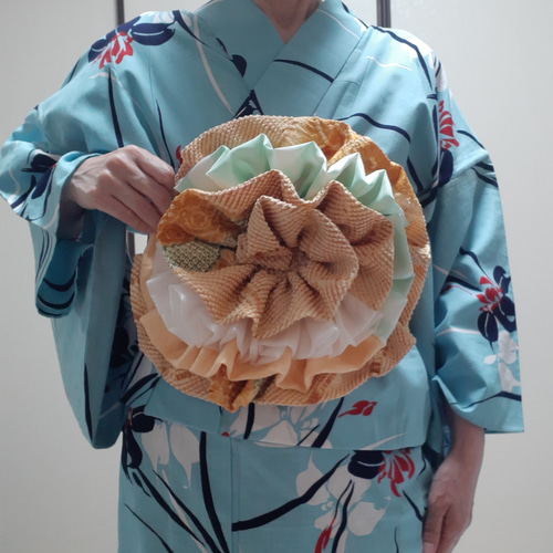 ワンタッチ浴衣 くらわんローズ】着方 浴衣 Newくらわん鞄 通販