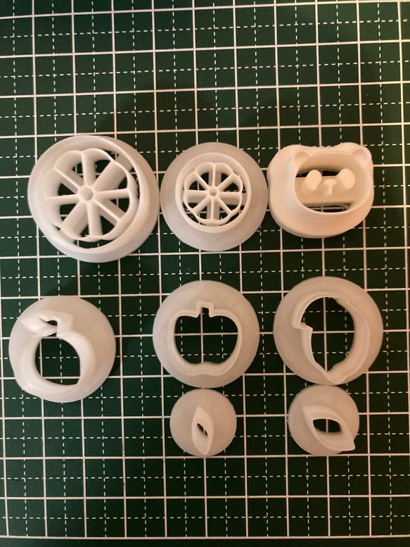 フルーツ　型抜き　クッキー　ミニチュア　フード　粘土　型　 1枚目の画像
