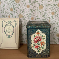 フランス アンティーク ティン缶 キャニスター 8個 調味料 鳥 お花