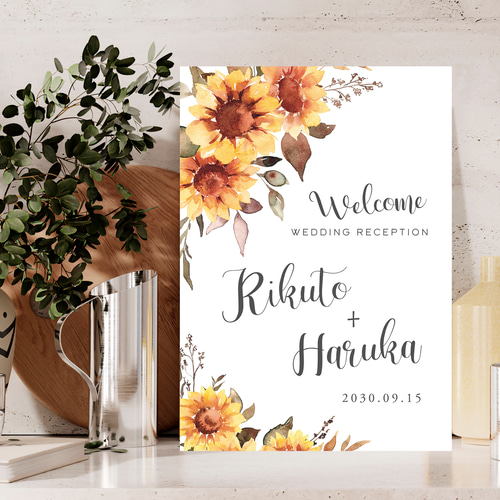 ひまわりウェルカムボード ひまわり ウェルカムボード | Wedding Item Shop Marrow