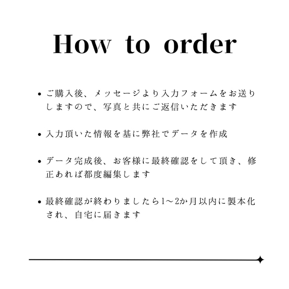 メッセージブック｜About you by me｜記念日・誕生日のギフトに｜オーダーメイド 7枚目の画像