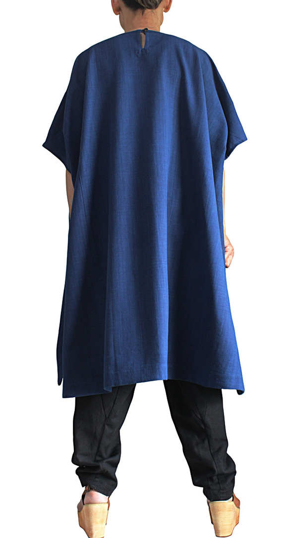 Jomton 手工編織棉質寬鬆束腰洋裝 (DFS-074-03) 第6張的照片