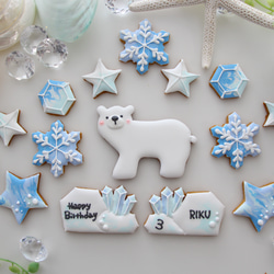 アザラシ　【アイシングクッキー】　オーダー　子供向け　誕生日　人気　かわいい　海 6枚目の画像