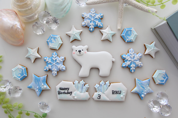 アザラシ　【アイシングクッキー】　オーダー　子供向け　誕生日　人気　かわいい　海 6枚目の画像